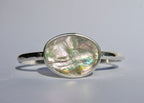 Hammered Abalone Cuff