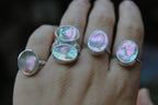 Double Abalone Ring 7