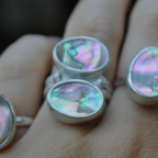 Double Abalone Ring 7