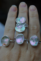Double Abalone Ring 7
