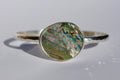 Hammered Abalone Cuff
