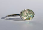 Hammered Abalone Cuff