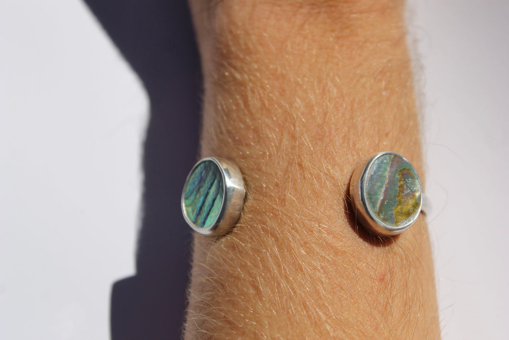 Double Abalone Cuff
