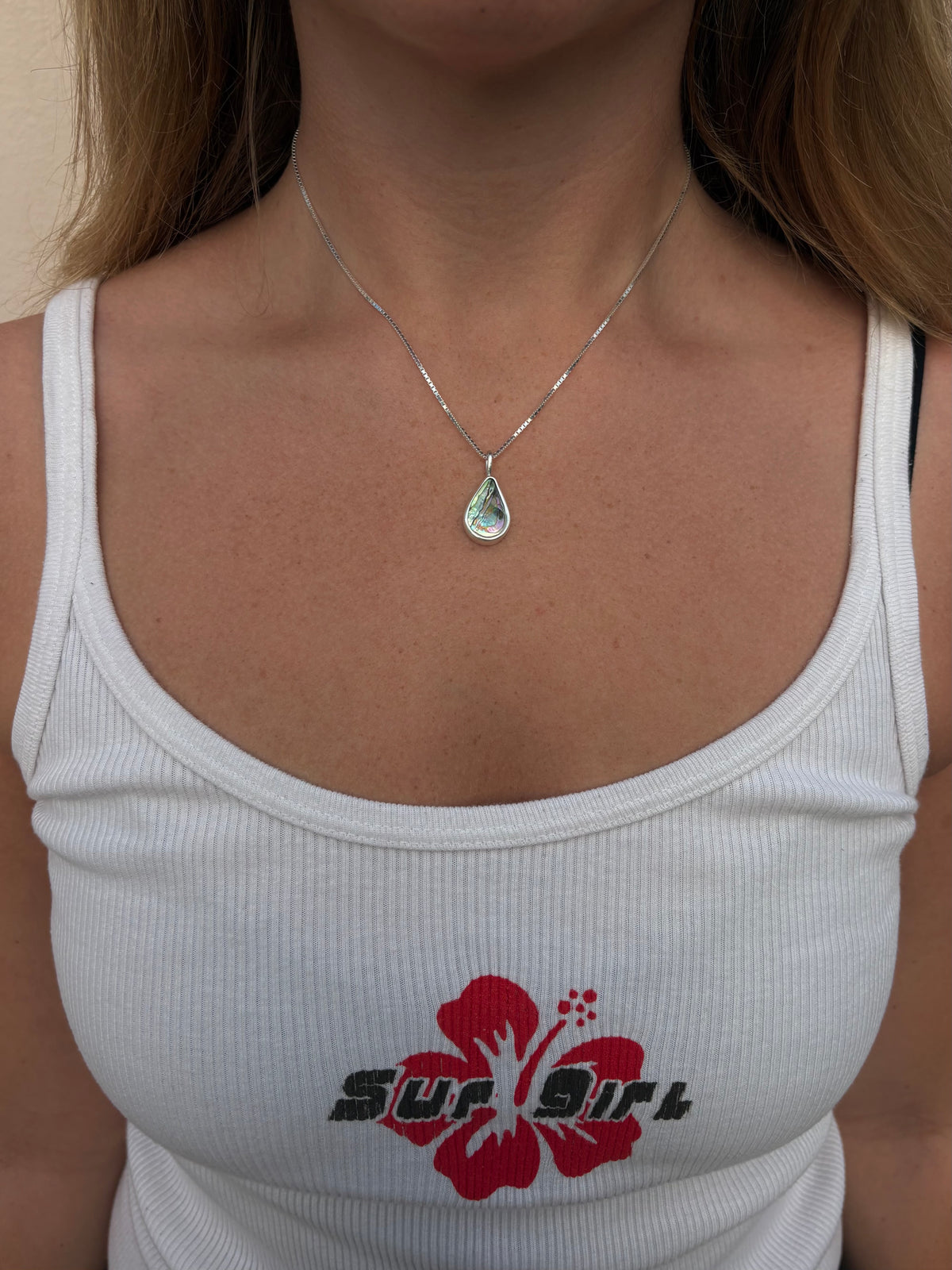 Tear Drop Abalone Pendant