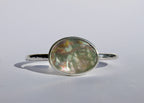 Hammered Abalone Cuff