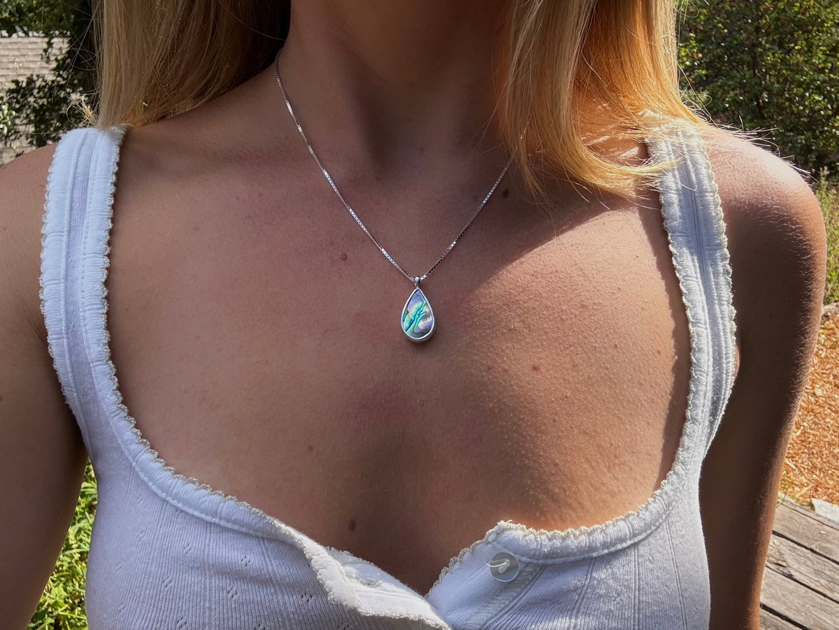 Tear Drop Abalone Pendant