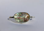 Hammered Abalone Cuff