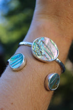 Double Abalone Cuff