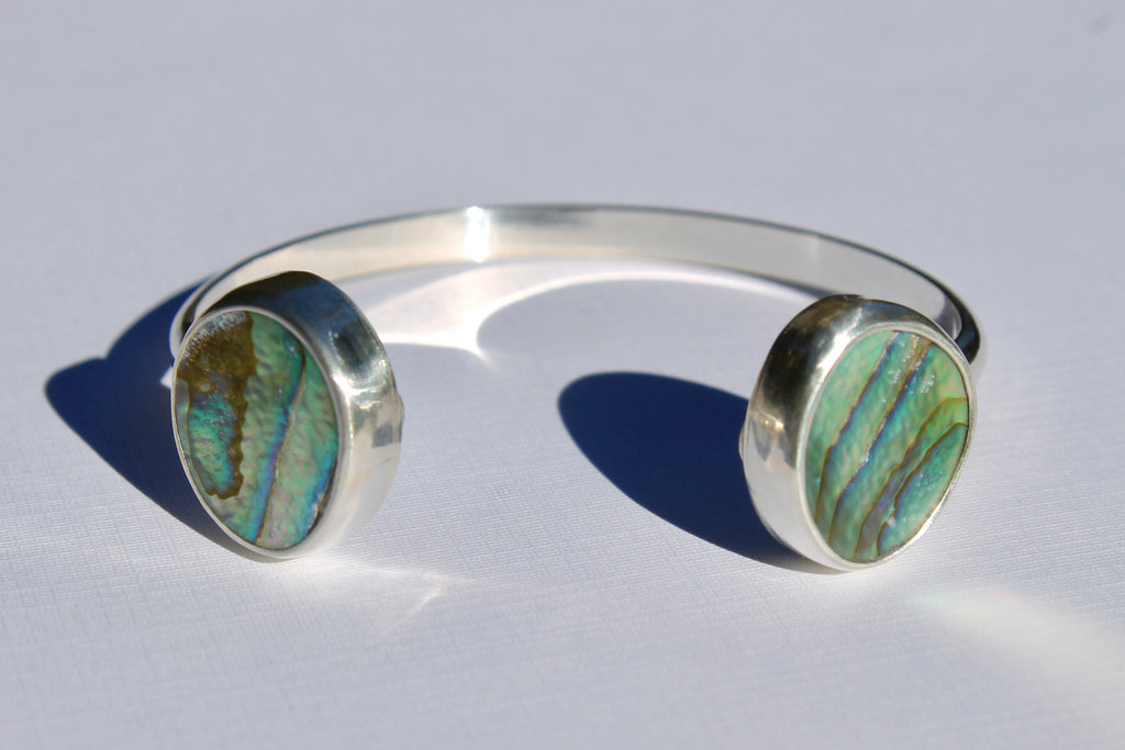 Double Abalone Cuff