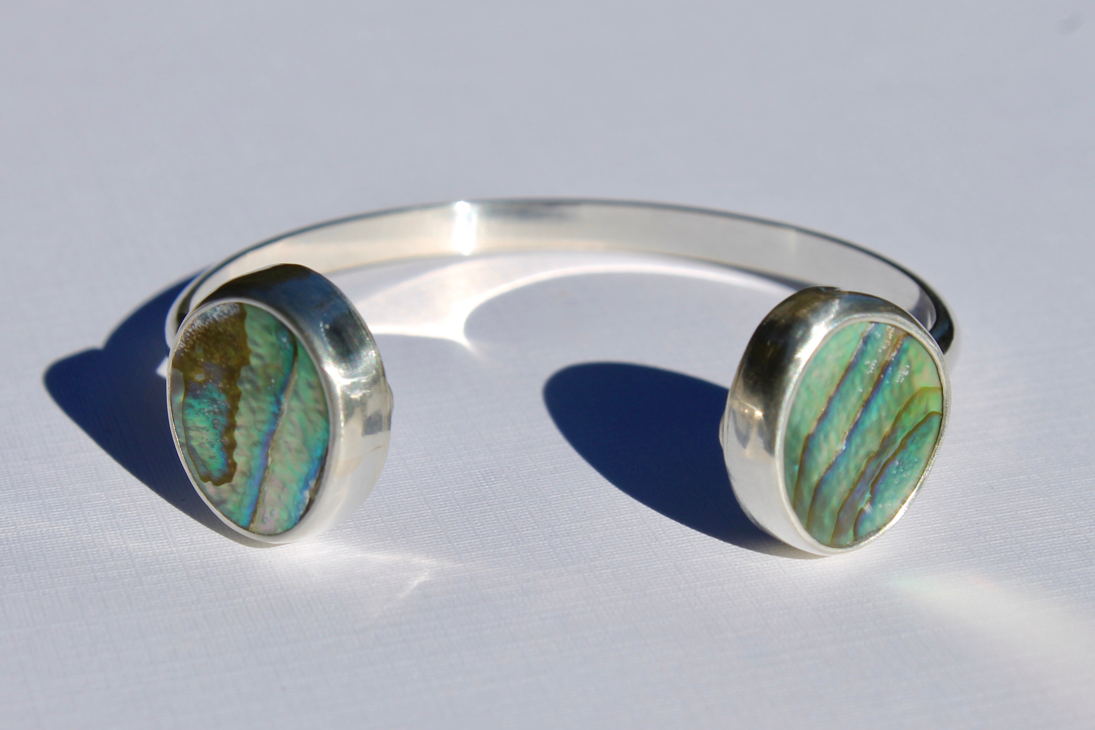 Double Abalone Cuff