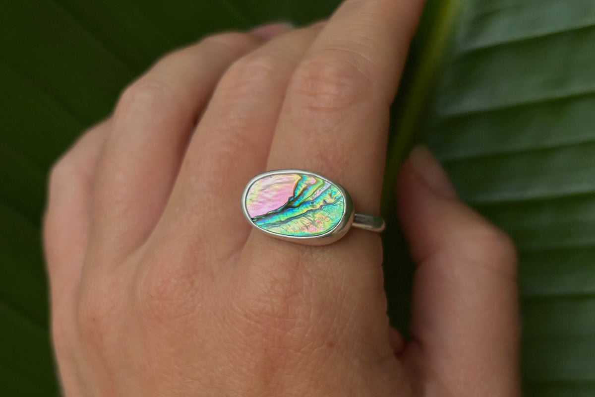 Abalone Ring 10.5