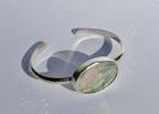 Hammered Abalone Cuff