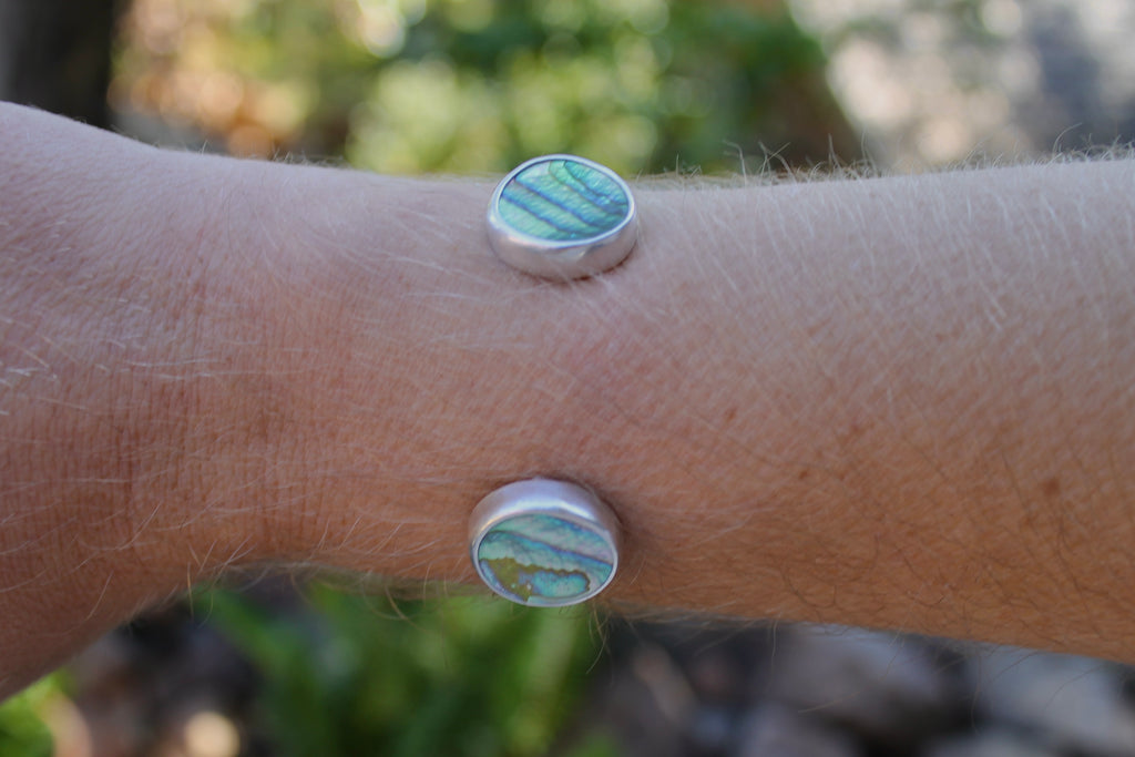 Double Abalone Cuff