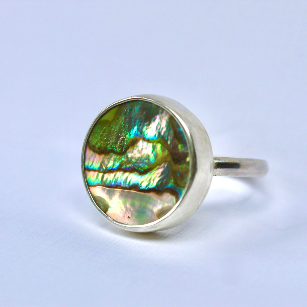 Abalone Ring 9.5