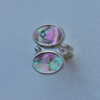 Double Abalone Ring 7