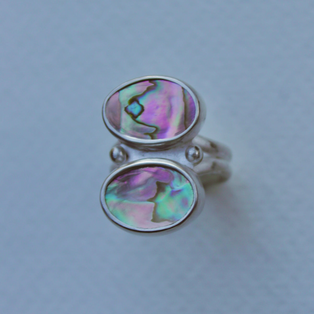 Double Abalone Ring 7